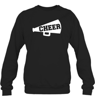 Cheer T Shirt Unisex Fleece Pullover Sweatshirt
