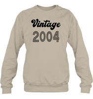 2004 Retro Vintage Birth Year Blast Unisex Fleece Pullover Sweatshirt