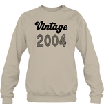 2004 Retro Vintage Birth Year Blast Unisex Fleece Pullover Sweatshirt