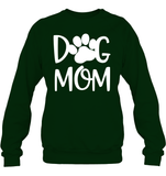 Dog Mom Pet Shirt Unisex Fleece Pullover Sweatshirt