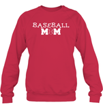 Baseball Mom Shirt Unisex Fleece Pullover Sweatshirt
