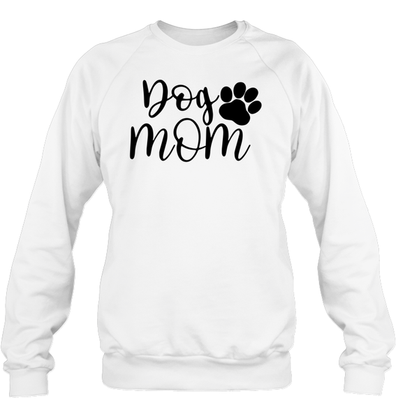 Dog Mom Pet Shirt Unisex Fleece Pullover Sweatshirt