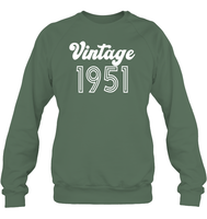 1951 Retro Vintage Birth Year Blast Unisex Fleece Pullover Sweatshirt