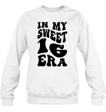 In My Sweet 16 Era Birthday Shirt Unisex Fleece Pullover Sweatshirt