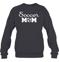 Soccer Mom Sports Shirt Unisex Fleece Pullover Sweatshirt