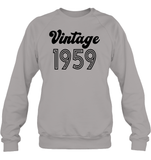 1959 Retro Vintage Birth Year Blast Unisex Fleece Pullover Sweatshirt