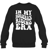 In My Horseback Riding Era Unisex Fleece Pullover Sweatshirt