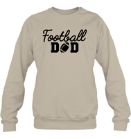 Football Dad Shirt - The Ultimate Game Day Essential Unisex Fleece Pullover Sweatshirt