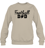 Football Dad Shirt - The Ultimate Game Day Essential Unisex Fleece Pullover Sweatshirt