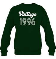 1996 Retro Vintage Birth Year Blast Unisex Fleece Pullover Sweatshirt