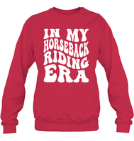 In My Horseback Riding Era Unisex Fleece Pullover Sweatshirt