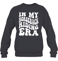 In My Horseback Riding Era Unisex Fleece Pullover Sweatshirt