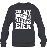 In My Horseback Riding Era Unisex Fleece Pullover Sweatshirt