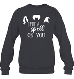 Hocus Pocus I Put A Spell on You Unisex Fleece Pullover Sweatshirt