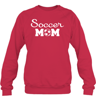 Soccer Mom Sports Shirt Unisex Fleece Pullover Sweatshirt