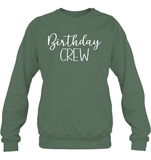 Birthday Crew Unisex Fleece Pullover Sweatshirt