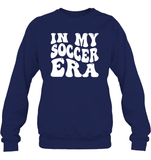 In My Soccer Era Sports Shirt Unisex Fleece Pullover Sweatshirt