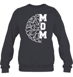 Cheer Mom With Pom Pom Unisex Fleece Pullover Sweatshirt