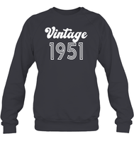 1951 Retro Vintage Birth Year Blast Unisex Fleece Pullover Sweatshirt