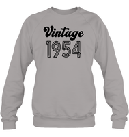 1954 Retro Vintage Birth Year Blast Unisex Fleece Pullover Sweatshirt