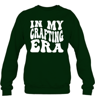 In My Crafting Era Unisex Fleece Pullover Sweatshirt