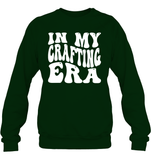 In My Crafting Era Unisex Fleece Pullover Sweatshirt