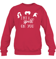Hocus Pocus I Put A Spell on You Unisex Fleece Pullover Sweatshirt