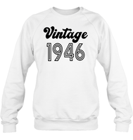 1946 Retro Vintage Birth Year Blast Unisex Fleece Pullover Sweatshirt