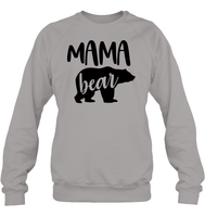 Mama Bear Family Shirt Unisex Fleece Pullover Sweatshirt