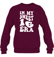In My Sweet 16 Era Birthday Shirt Unisex Fleece Pullover Sweatshirt