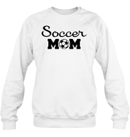 Soccer Mom Sports Shirt Unisex Fleece Pullover Sweatshirt