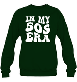 In My 50s Birthday Era Birthday Shirt Unisex Fleece Pullover Sweatshirt