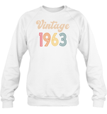 1963 Retro Vintage Birth Year Blast Unisex Shirt, Long Sleeve, Hoodie, Sweatshirt