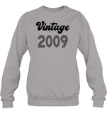 2009 Retro Vintage Birth Year Blast Unisex Fleece Pullover Sweatshirt