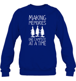 Making Memories One Campsite At A Time Unisex Fleece Pullover Sweatshirt