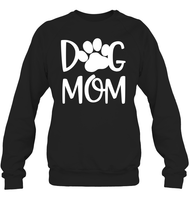 Dog Mom Pet Shirt Unisex Fleece Pullover Sweatshirt
