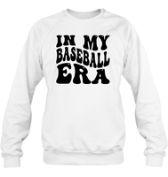 In My Baseball Era Sports Shirt Unisex Fleece Pullover Sweatshirt