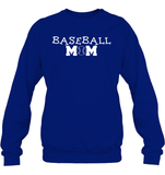 Baseball Mom Shirt Unisex Fleece Pullover Sweatshirt