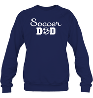 Soccer Dad Sports Shirt Unisex Fleece Pullover Sweatshirt