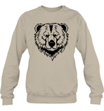 Bear Shirt Unisex Fleece Pullover Sweatshirt