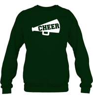 Cheer T Shirt Unisex Fleece Pullover Sweatshirt