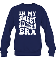 In My Sweet Sixteenth Era Birthday Shirt Unisex Fleece Pullover Sweatshirt