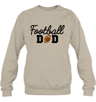 Football Dad Shirt - The Ultimate Game Day Essential Unisex Fleece Pullover Sweatshirt
