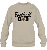 Football Dad Shirt - The Ultimate Game Day Essential Unisex Fleece Pullover Sweatshirt