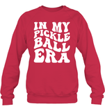 In My Pickle ball Era Unisex Fleece Pullover Sweatshirt