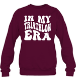 In My Triathlon Era Sports Shirt Unisex Fleece Pullover Sweatshirt