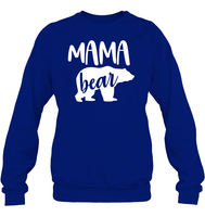Mama Bear Family Shirt Unisex Fleece Pullover Sweatshirt