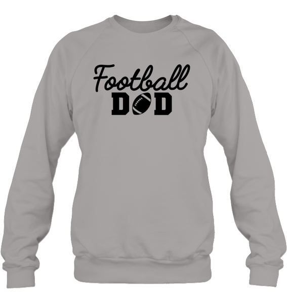 Football Dad Shirt - The Ultimate Game Day Essential Unisex Fleece Pullover Sweatshirt