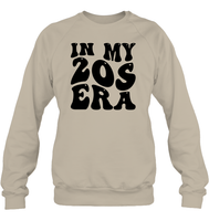 In My 20s Birthday Era Birthday Shirt Unisex Fleece Pullover Sweatshirt