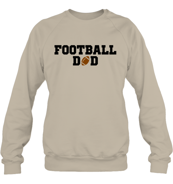Football Dad Shirt - The Ultimate Game Day Essential Unisex Fleece Pullover Sweatshirt